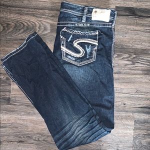 Silver jeans